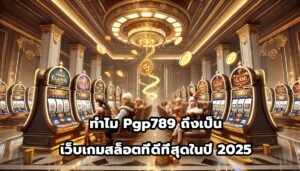 ทำไม Pgp789 ถึงเป็นเว็บเกมสล็อตที่ดีที่สุดในปี 2025-12